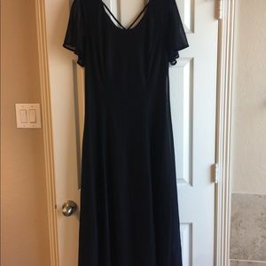 Evening Dress Midnight Blue, ankle length